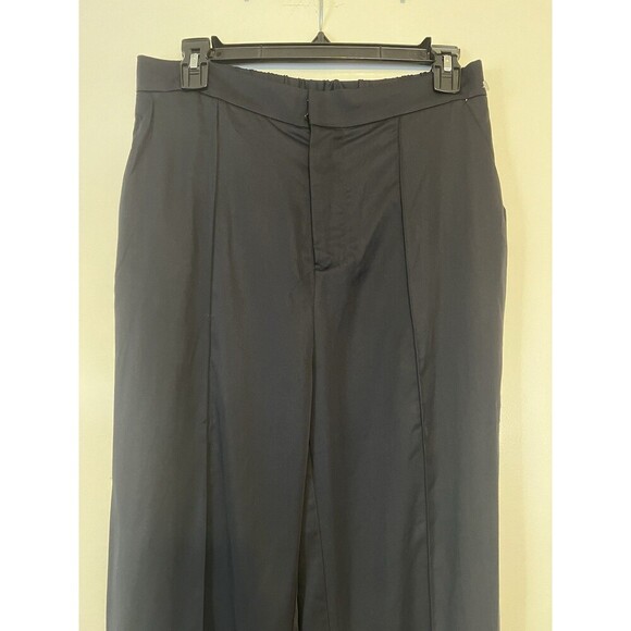 NWT Grana Size Large Black Tencel Side Slit Pants - Picture 9 of 16